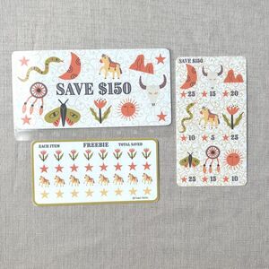 $150 Western Savings Challenge Cash Stuffing Budget Binder A6
